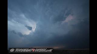 preview picture of video 'April 3, 2011 Washington, IA Twilight Supercell Time-lapse'