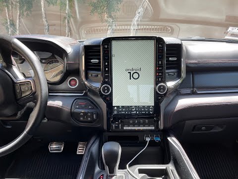 So schließen Sie ein 13,6-Zoll-Android 10-Navigationsradio für Dodge Ram ab 2019 an
