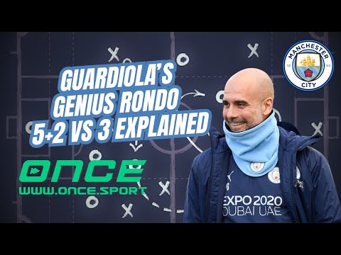 Guardiola’s Rondo Genius 🧠 | 5+2 vs 3 from Manchester City