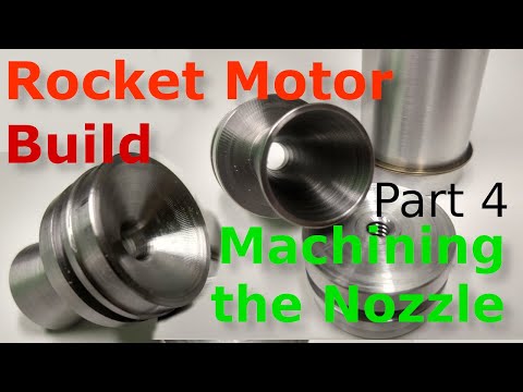 Machining a Rocket Nozzle - Build a KNSB (Sugar) Rocket Motor - Part 4