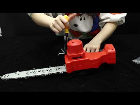 Electric Cordless Chainsaw 12" - Installation Guide