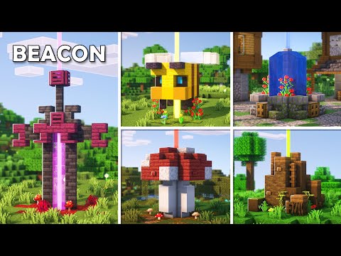 Minecraft | 5 Beacon Design Ideas!