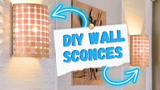 How to make a wall lamp / sconce