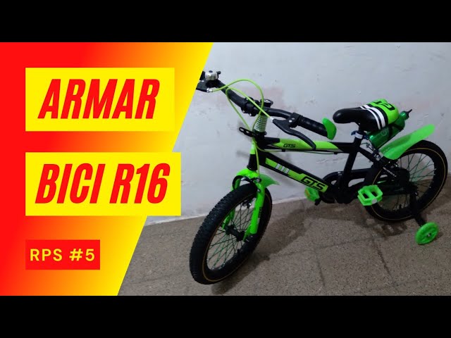Vídeo relacionado con DEPORBIKES Bicicleta 16 Pulgadas niño | Bicicleta niño 5-7 años + Frenos V-Break + Estabilizadores + Cuadro Acero | Segura y Resistente