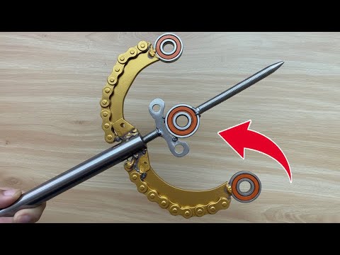 Shocking Invention of a 65-Year-Old Citizen! Turns Chain Sprocket Into Unique Tool