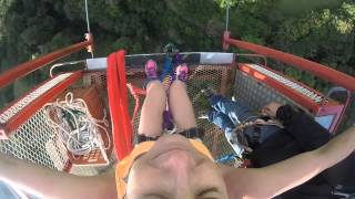 preview picture of video 'EPIC!! Megs Dalton's first Bungee Jump in Monteverde Costa Rica'