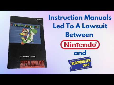 Nintendo vs. Blockbuster: The Strange Battle Over Instruction Manuals (that was about so much more)