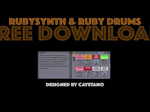 Rubysynth & Rubydrums [FREE DOWNLOAD]