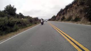 preview picture of video 'Up Close & Personal w MK - Motocycle Ride - Valley Center - Hellhole Canyon'