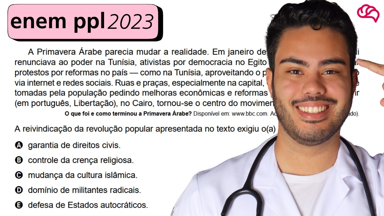 Resolução em Vídeo — Questão 79 ENEM 2023 PPL