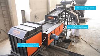 BAS® Aluminum Taint Tabor Recycling Plant - Ferrous / Non Ferrous Metal Separation