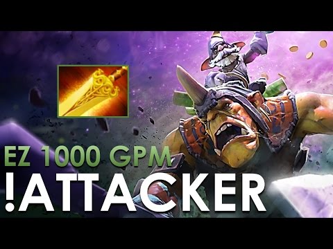!Attacker | Ez 1000 GPM with Alchemist | Daily Dota 2 Full Game 7.14