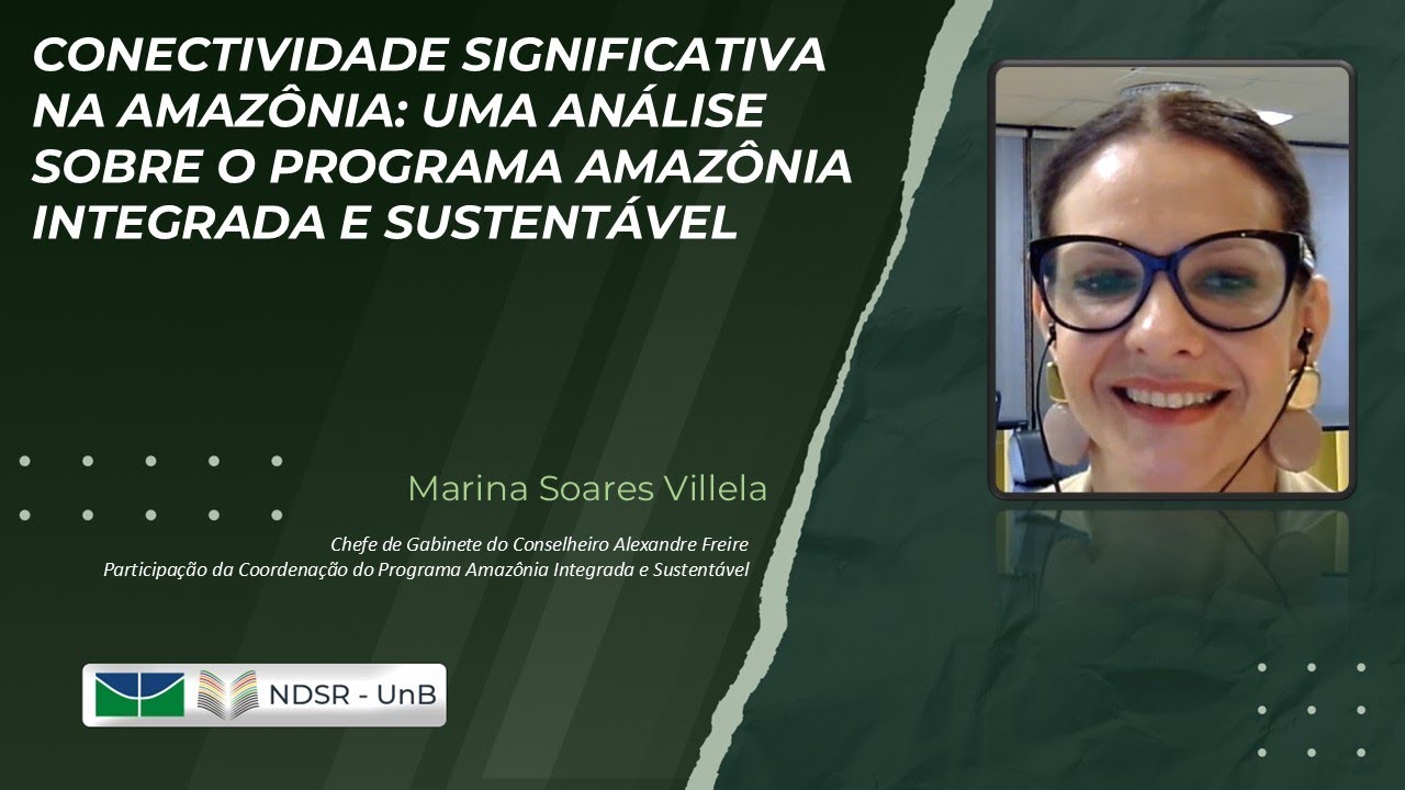 Palestra de Marina Soares Villela sobre Conectividade Significativa na Amazônia