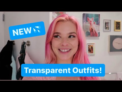 [4K] TRANSPARENT OUTFITS Try On Haul (xxtra long version)