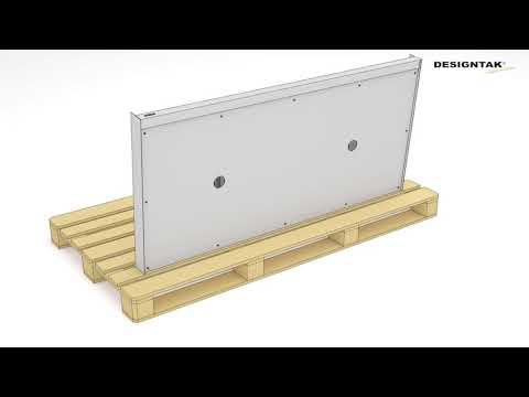 Entrétak Designtak Modern Flat Console Seamed