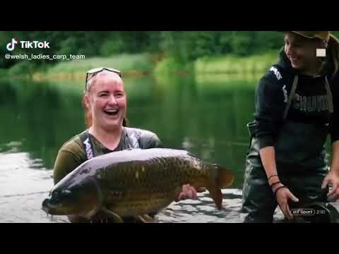 PB bucket at the British Carp Angling Championships with Natalie May and Amy Jenkins