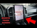 installing a huge touch screen on my f150 2015 2020 ford f150 aucar