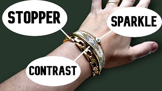 How To Stack Your Bracelets (No Tangled Mess)