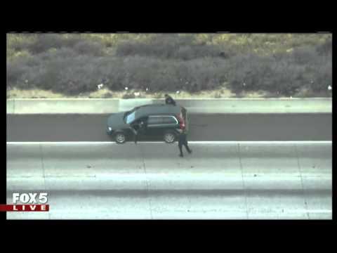 High Speed Chase on the 5 Freeway in CA