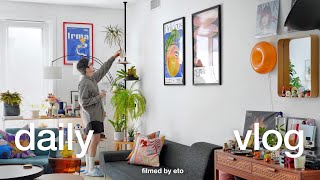 【Vlog】予定のない週末の過ごし方 | 部屋の掃除、MacBookに可愛いシール、私の仕事について | 40代男の日常 | アメリカ駐在