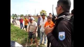 preview picture of video 'ACCIDENTE EN LA CIUDADELA EL DEPORTISTA VÍA BUENAVISTA - PASAJE'