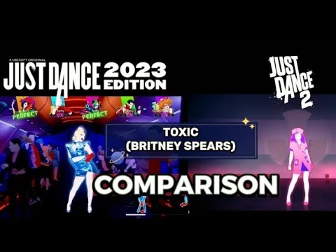 Just Dance Comparison (Preview) - Toxic (Just Dance 2023 Edition vs Just Dance 2)