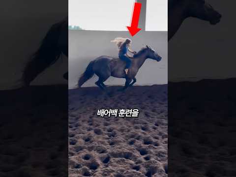 안장 없이 말을 타면 벌어지는 일 (충격 반전)
