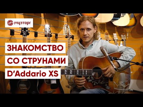 Обзор струн для акустической гитары D'Addario XS