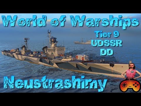 Neustrashimy angespielt T9 UDSSR Zerstörer in World of Warships auf Deutsch/German