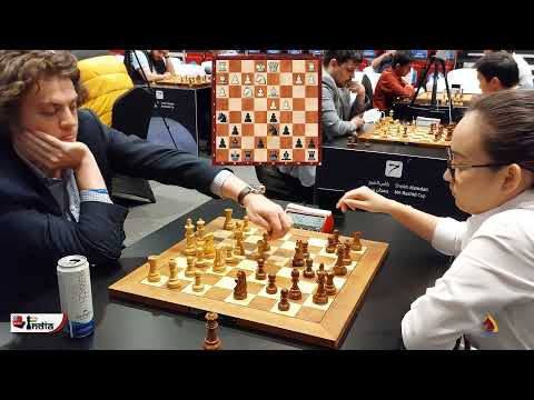 Niemann vs Zhansaya | Arrives over a minute late in a Blitz game, blunders mate in 1 and then smiles