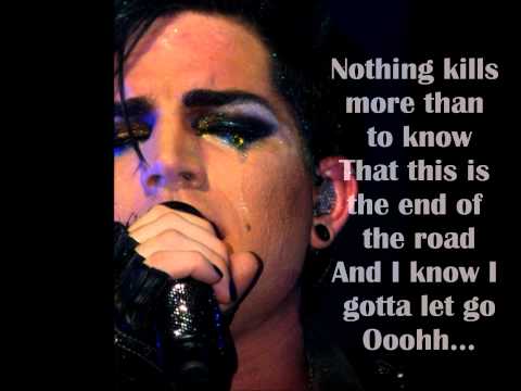 Adam Lambert Can't let you go lyrics