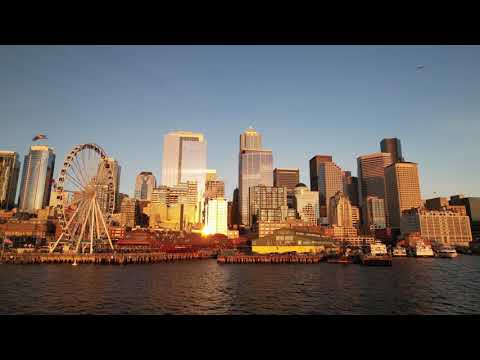 Seattle Golden Hour Skyline Hyperlapse // DJI Avata FPV & Air 2S 🛸🚁