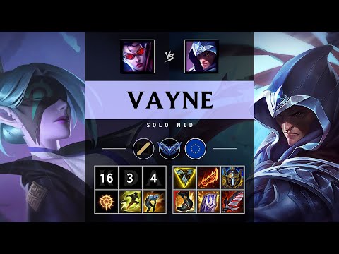 Vayne Mid vs Talon - EUW Diamond Patch 25.21