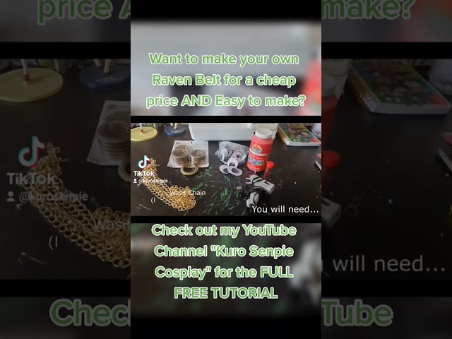 Vídeo relacionado con SINSEN Cinturón de cuervo de titanes adolescentes, accesorios de disfraz de gemas rojas, cadena de cintura de piedra ajustable, joya de anime y diamantes de imitación, rosso, L