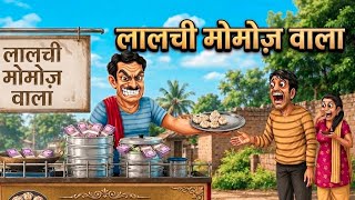 लालची मोमोज़ वाला | Lalchi Momos Wala | Hindi Kahaniya | Animated Stories