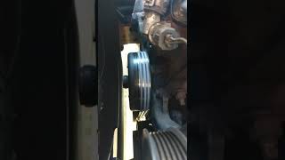 Zip tie water pump belt