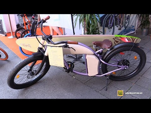 2019 RayVolt Cruzer Electric Surf Bike - Walkaround - 2018 Eurobike
