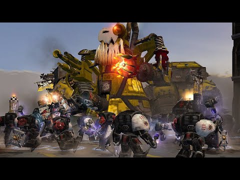 Unification Mod | Black Templars & Steel Legion vs Orks! - Survival / WH40K: Dawn of War: Soulstorm