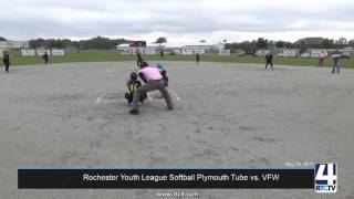 Rochester Youth League Softball Plymouth Tube vs. VFW