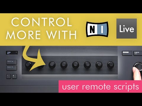 HOW TO CONTROL ABLETON LIVE DEVICE MACROS: NI A-Series and M32 MIDI Controller | Ableton Live