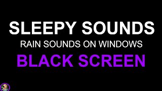 Soothing Rain Sounds For Sleeping, Soothing Relaxation, Rain On Window Glass, Heavy Rain On Windows