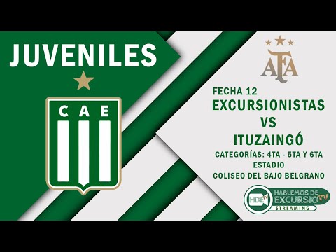 Excursionistas vs Ituzaingó | Fecha 12 | Juveniles B 4TA - 5TA Y 6TA DIVISIÓN