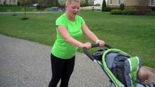 Hip Extension with the Graco FastAction Fold Jogger with Click Connect Technology.