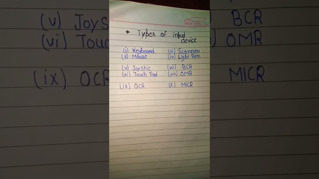 #types of input device##shorts