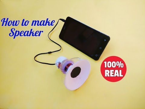 How To Make A Speaker At Home By Using Plastic Bottle..Simple Homemade Speaker For Phone And PC.. Video