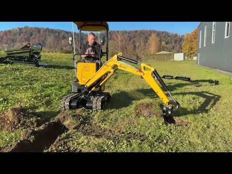 🚧 Wir haben Nachwuchs: der Minibagger MB-850 von LUMAG 🚧