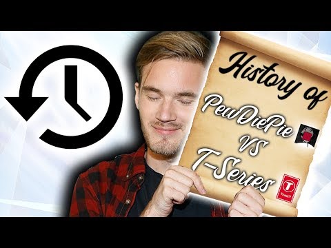 The COMPLETE HISTORY Of PewDiePie VS T-Series