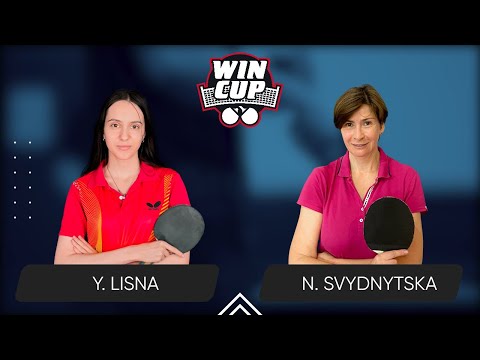 19:15 Yaroslava Lisna - Nataliia Svydnytska West 4 WIN CUP 30.05.2024 | TABLE TENNIS WINCUP