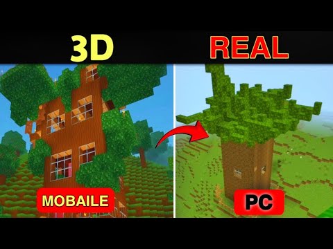 "EPIC 3D Minecraft Tree House Design Tutorial!" 🌳🔥