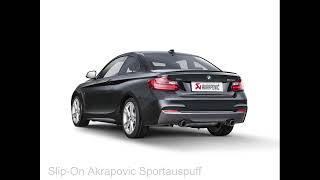 Video: Akrapovic Slip-On Line Titan Duplex Sportauspuff BMW 2er M240i OPF ab 2018 F22 F23
